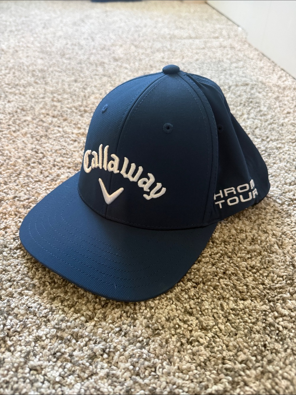 Callaway Navy Blue Golf Cap with White Embroidered Logo